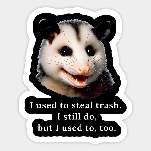 A possum comedian Sticker by NightvisionDesign